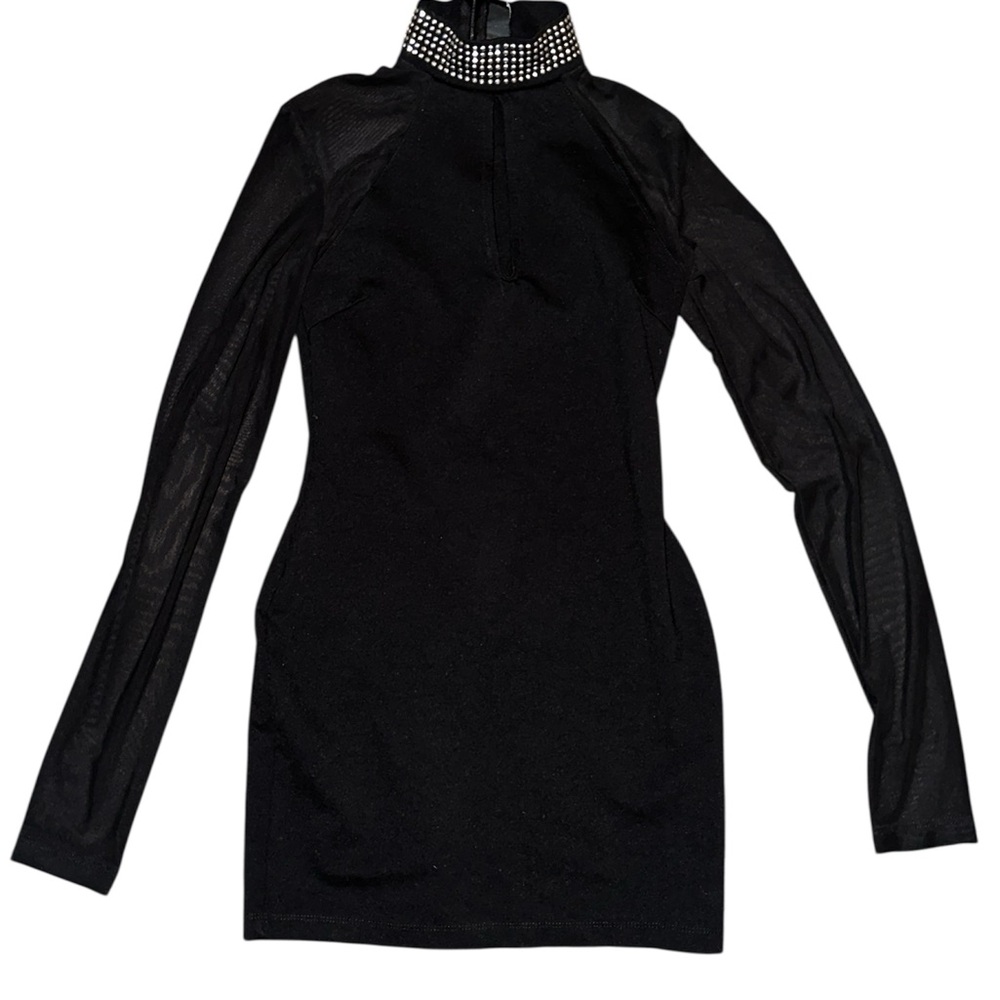💜Windsor Black Dress with Embellished Collar